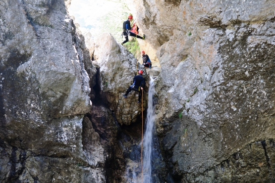 canyoning soca valley