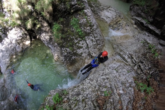 canyoning julian alps