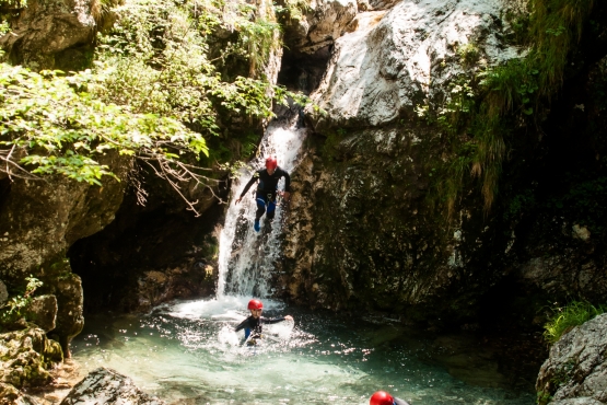 canyoning bovec
