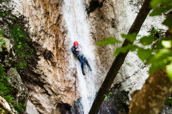 canyoning sušec
